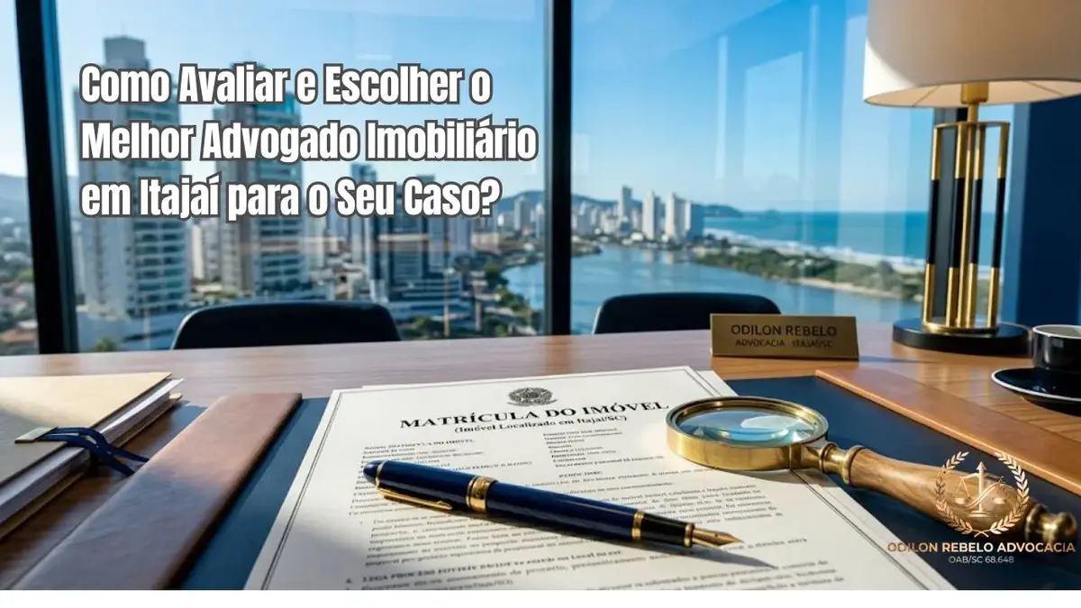 Como avaliar e escolher o melhor advogado imobiliário em Itajaí SC